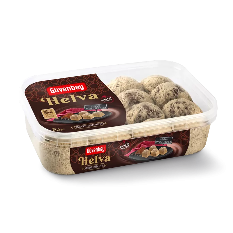 GUVENBEY Kakaolu Tahin Helva 600g Kase